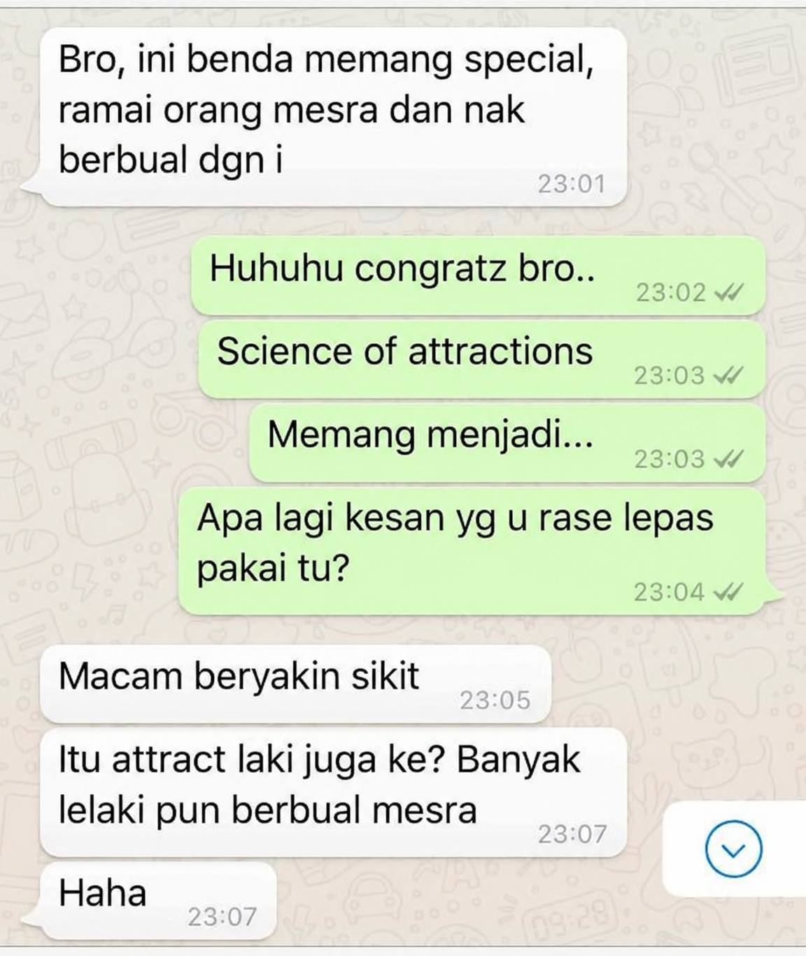 Screenshot testimoni pelanggan GODA 5